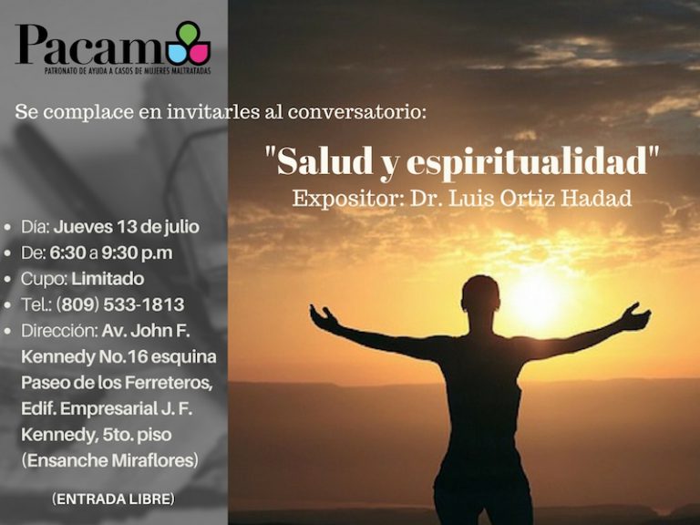 PACAM invita a conversatorio “Salud y espiritualidad”, abierto al público este jueves 13 de julio