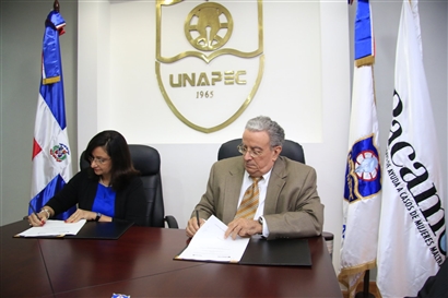 Convenio de Colaboración Interinstitucional entre UNAPEC y el PACAM. 14 de julio de 2015