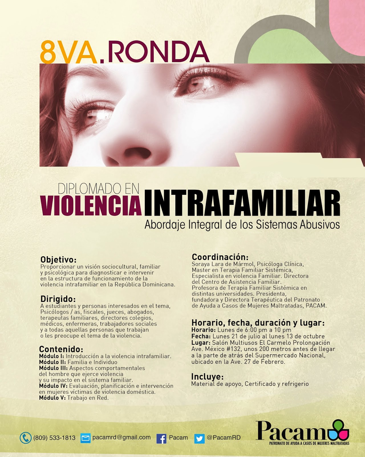 Pacam Realizar Diplomado Sobre Violencia Intrafamiliar Pacam