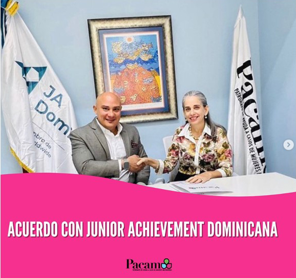 Firma acuerdo con Junior Achievement Dominicana